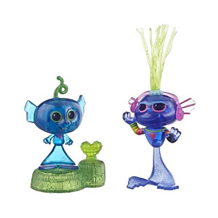 Troll World Tour İkili Set - Techno Reef Bobble - E7955